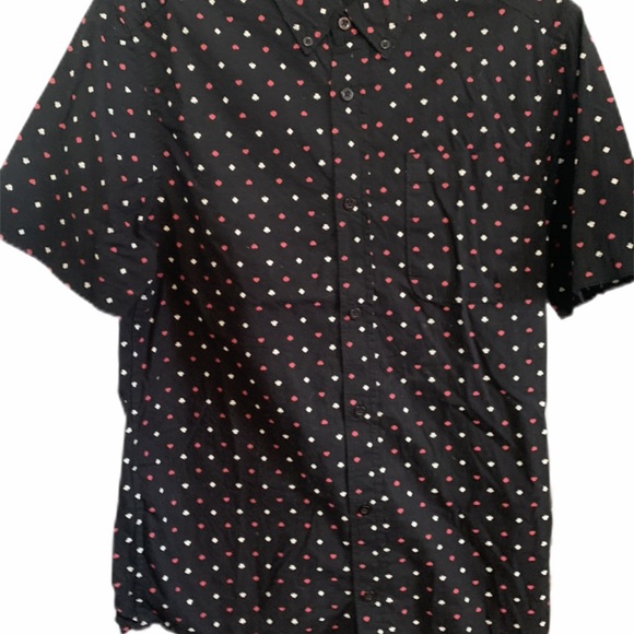 Carbon Card Print Button Down 🥳🛍Host Pick🛍🥳 - Picture 3 of 4